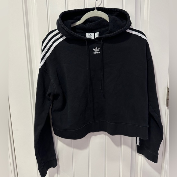 adidas Sweaters - Adidas | Women’s Crop Hoodie pullover | Size: Medium